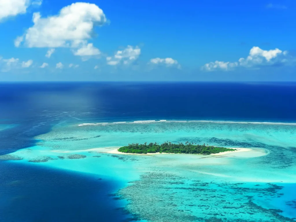 Maldives land of the blue