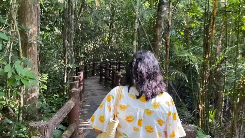 Me walking to the Emerald Pool, Thailand