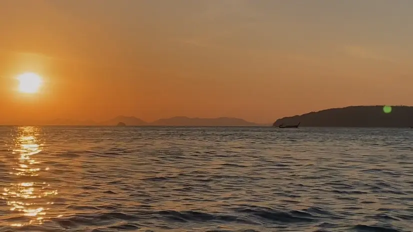 Sunset at Railay Beach